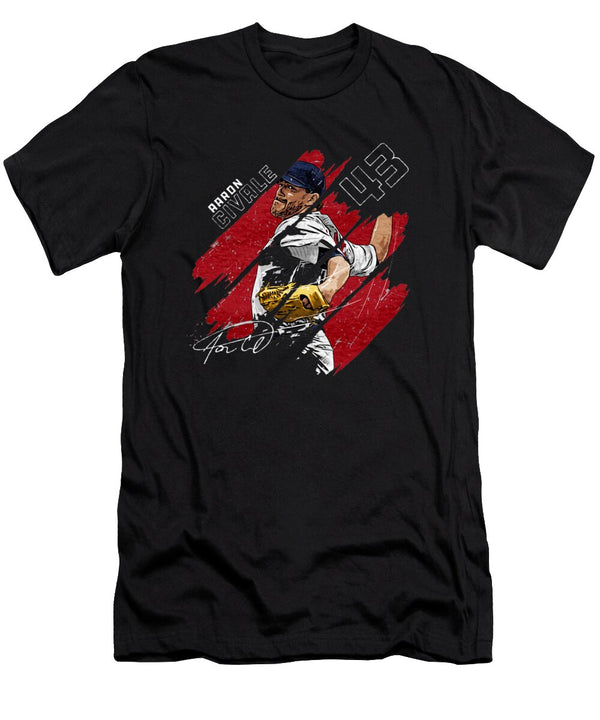 1 Aaron Civale Stripes Kelvin Kent T-Shirt