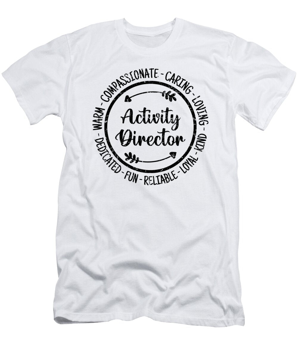 1 Activity Director Office Staff Vintage Distressed Vintage Distressed Jensen Cena T-Shirt