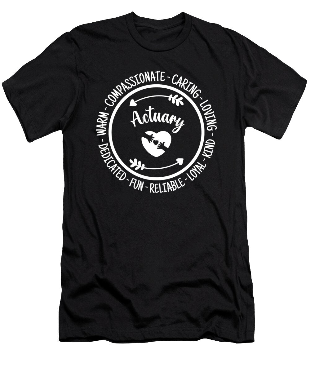 1 Actuary Business Professional Solver Actuaries Appreciation Jensen Cena T-Shirt