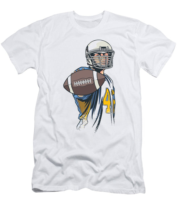 1 American Football Football Player Ball Florian Dold Art T-Shirt