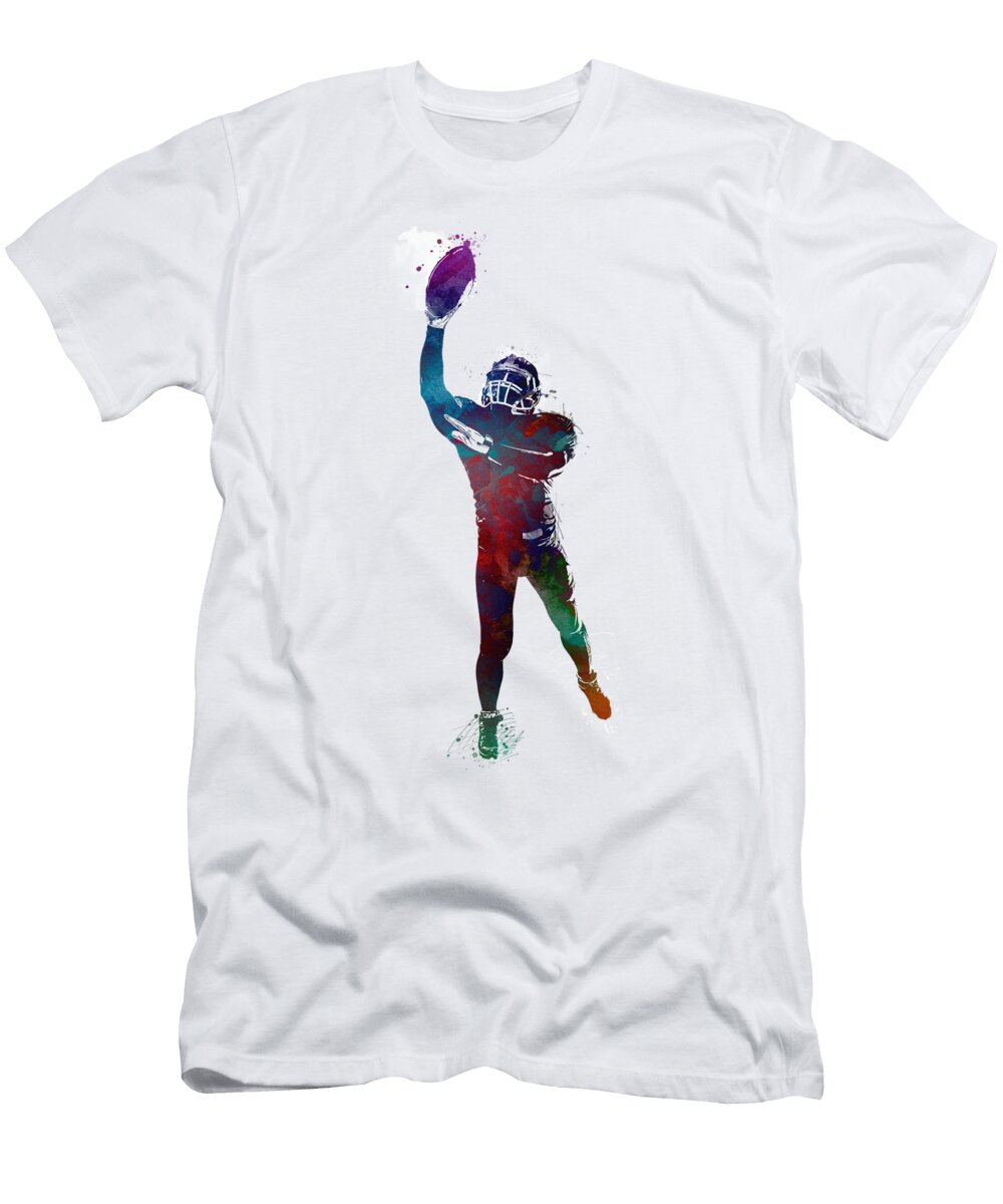 1 American Football Player Football Sport Justyna Jaszke Jbjart T-Shirt