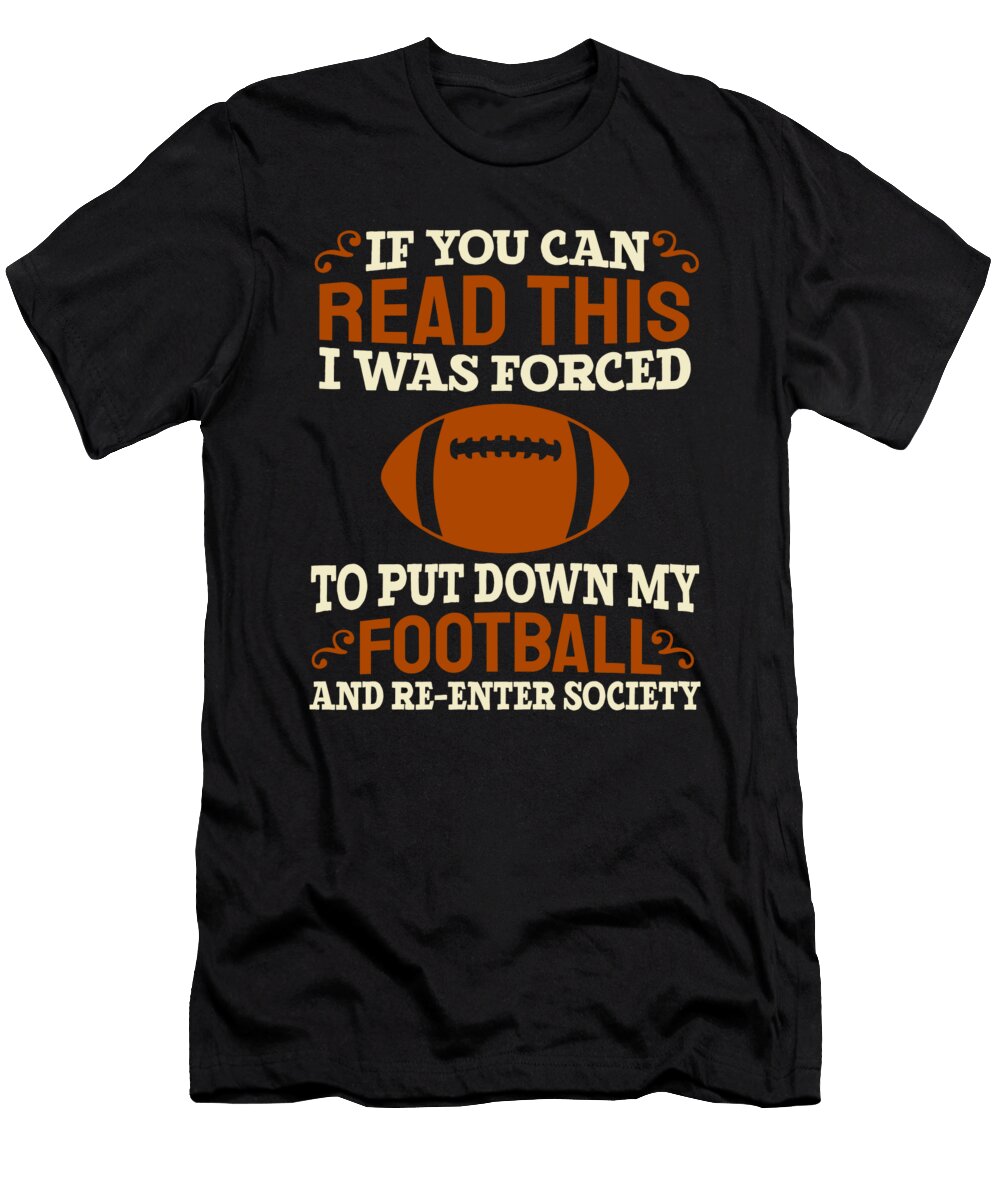 1 American Football Team Player Crazy Squirrel T-Shirt