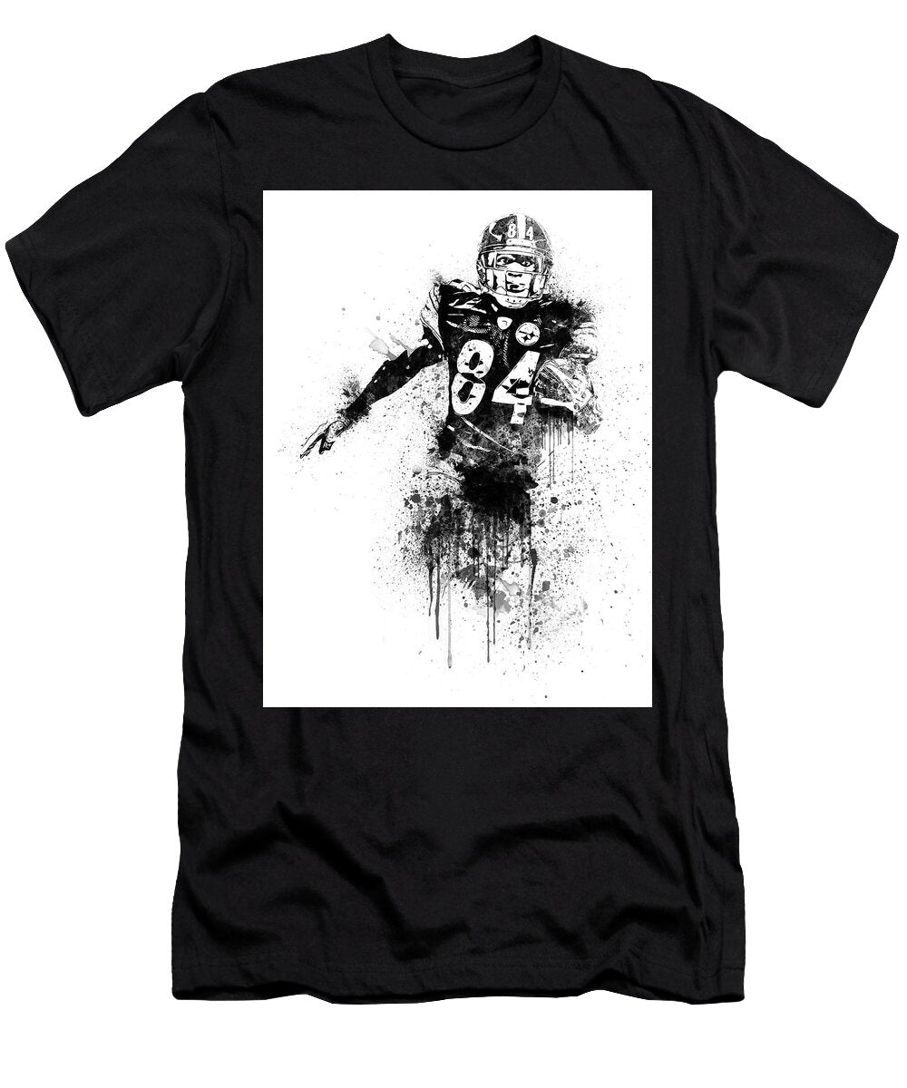 1 Antonio Brown Watercolor Naxart Studio T-Shirt