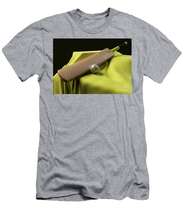 1 Australia Cricket Ball Bat and Fabric Allan Swart T-Shirt