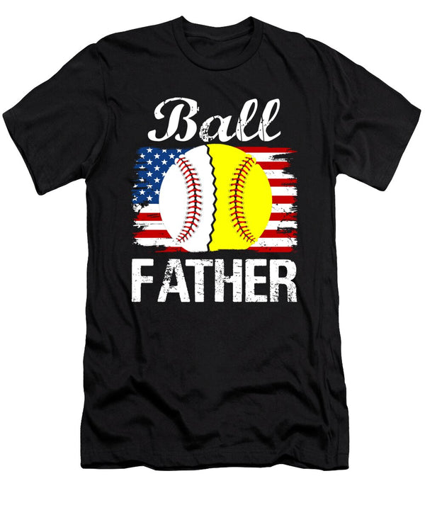 1 Ball Father Baseball Softball Dhbubble T-Shirt