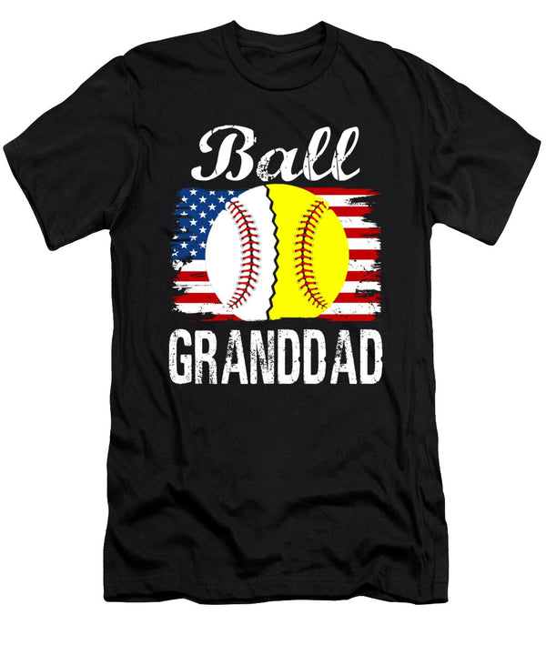 1 Ball Granddad Baseball Softball Dhbubble T-Shirt