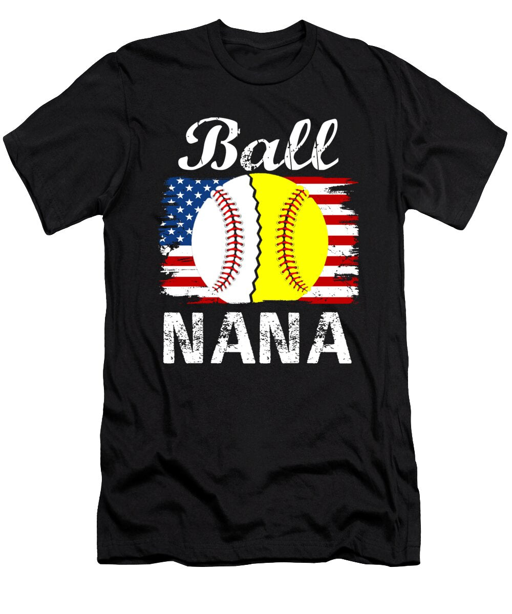 1 Ball Nana Baseball Softball Dhbubble T-Shirt