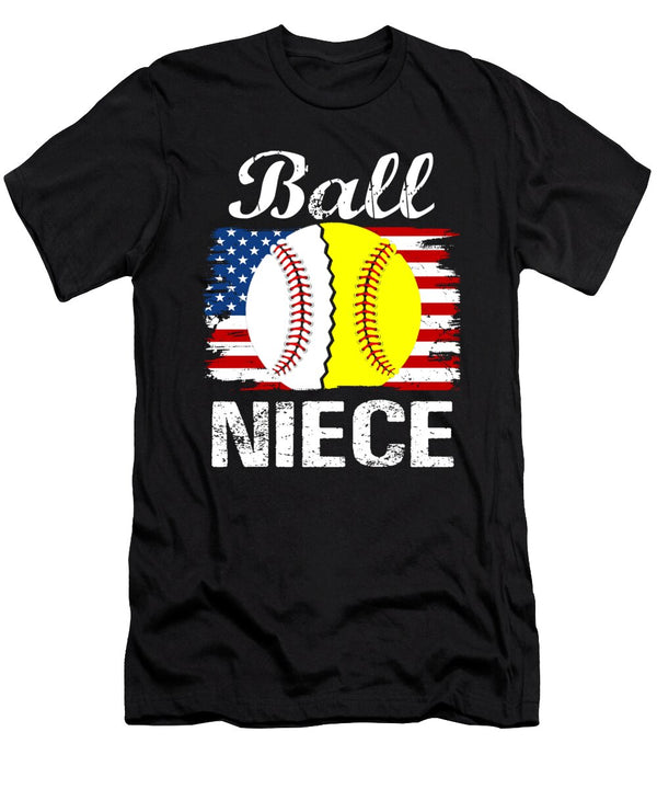 1 Ball Niece Baseball Softball Dhbubble T-Shirt