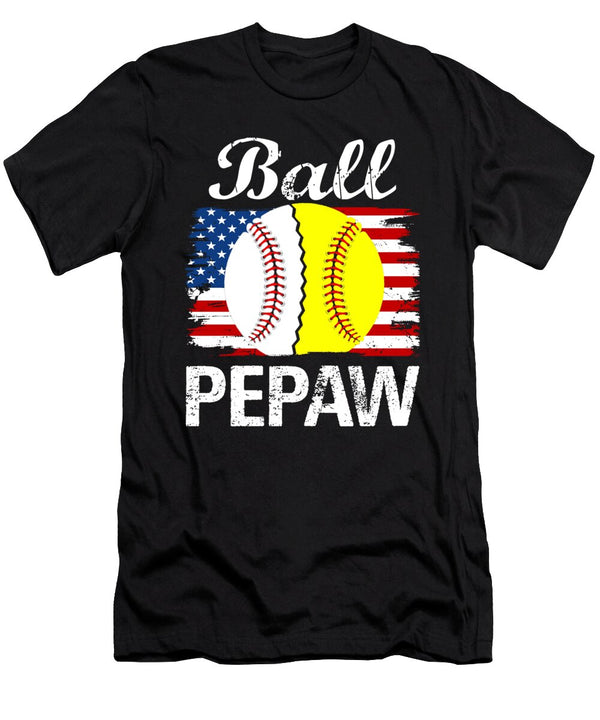 1 Ball Pepaw Baseball Softball Dhbubble T-Shirt