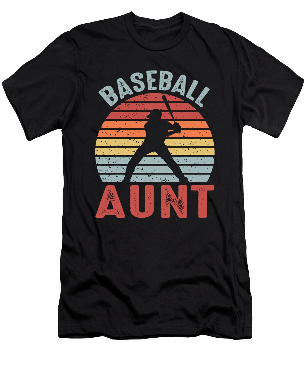1 Baseball Aunt Fathers Day Dhbubble T-Shirt