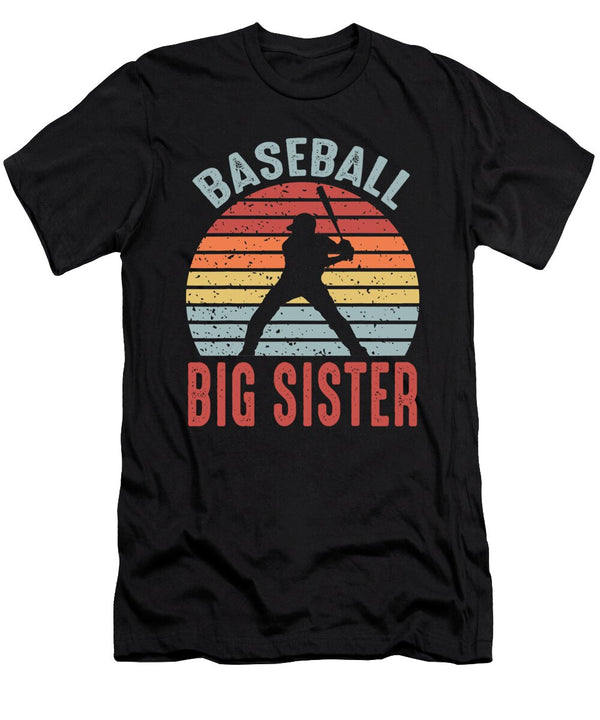1 Baseball Big Sister Fathers Day Dhbubble T-Shirt