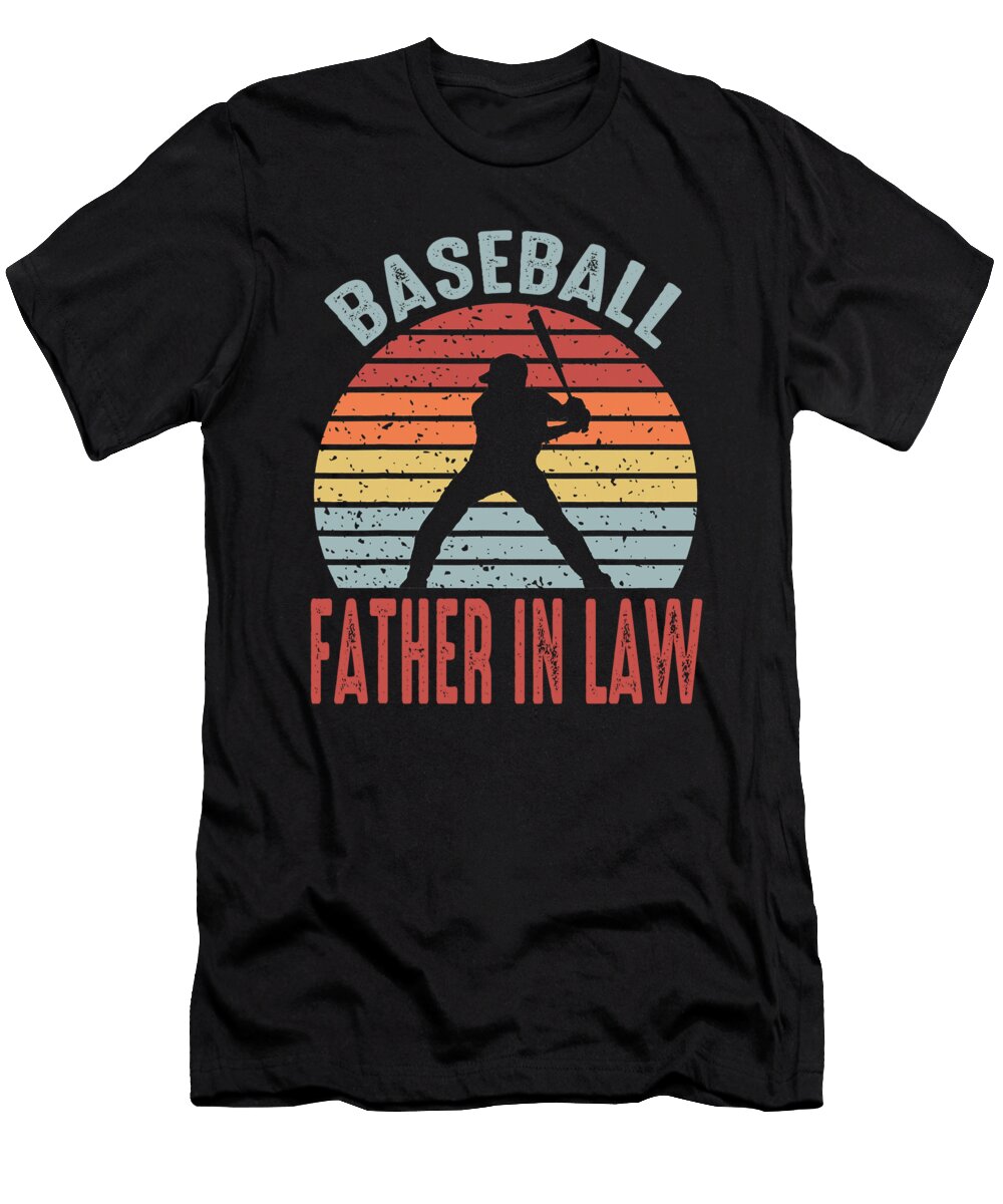 1 Baseball Father in Law Fathers Day Dhbubble T-Shirt