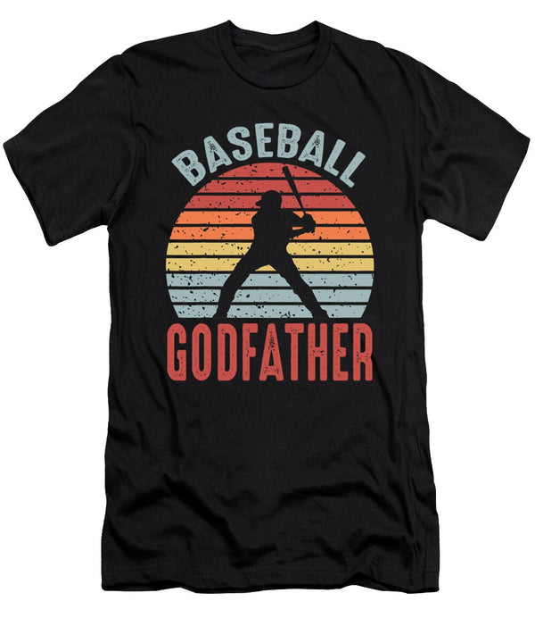 1 Baseball Godfather Fathers Day Dhbubble T-Shirt