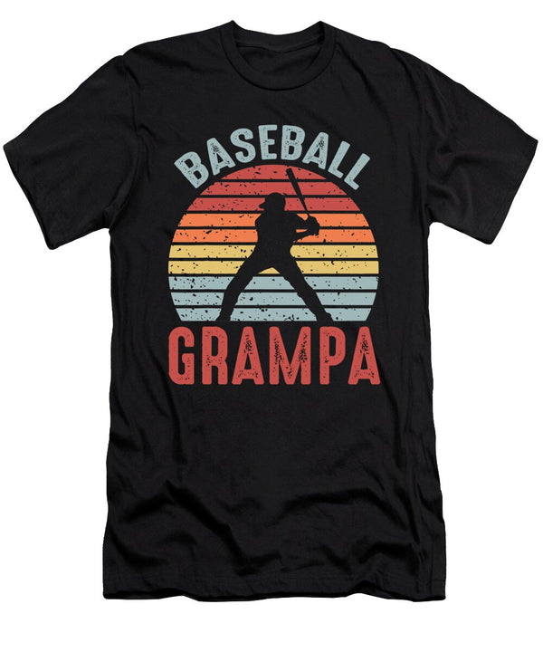 1 Baseball Grampa Fathers Day Dhbubble T-Shirt