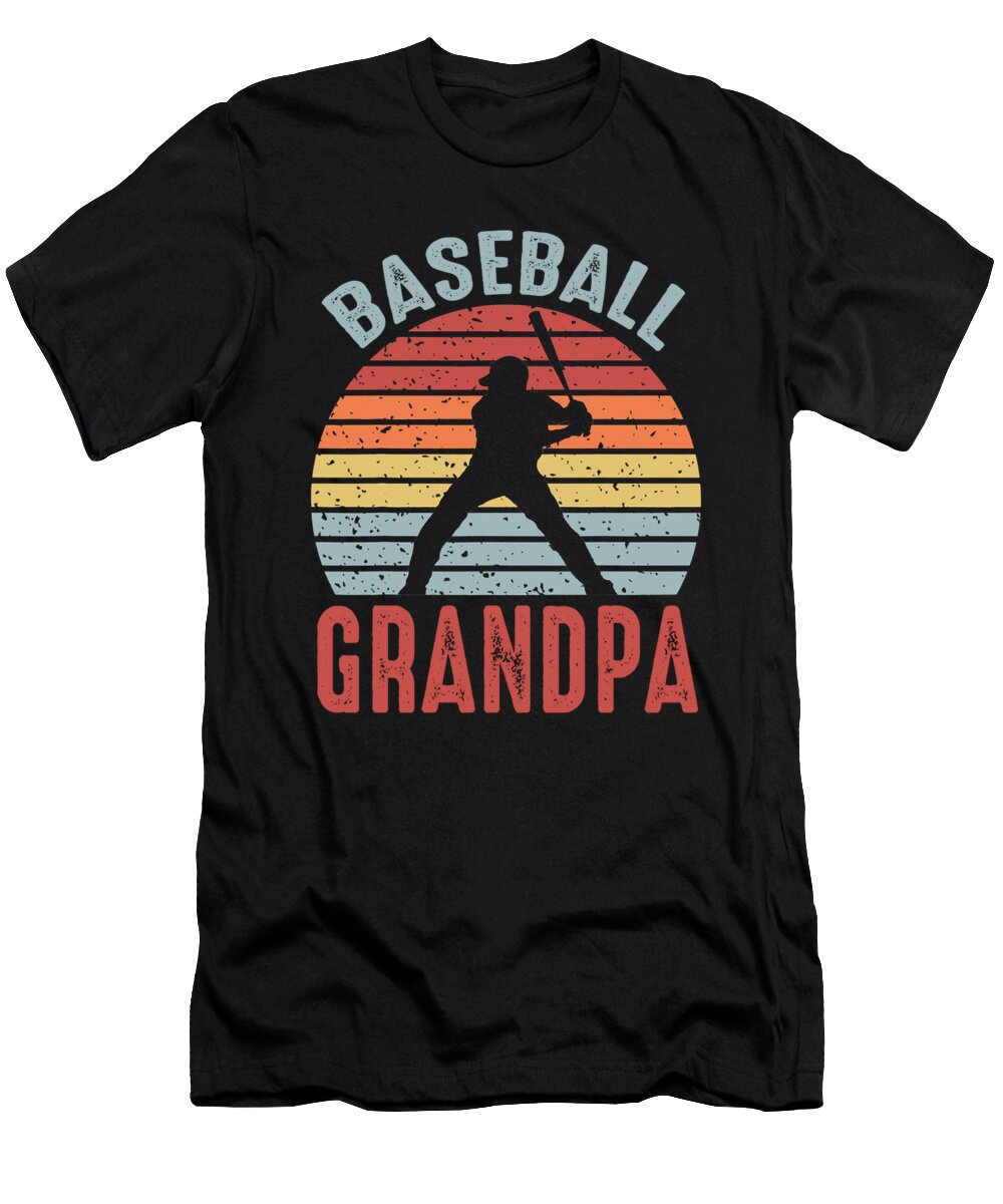 1 Baseball Grandpa Fathers Day Dhbubble T-Shirt