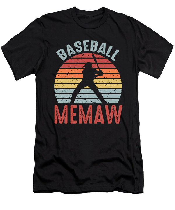 1 Baseball Memaw Fathers Day Dhbubble T-Shirt