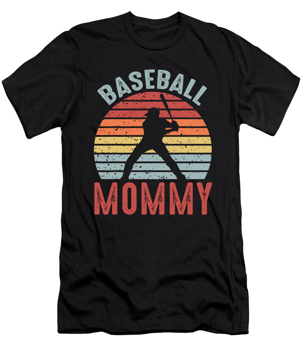 1 Baseball Mommy Fathers Day Dhbubble T-Shirt