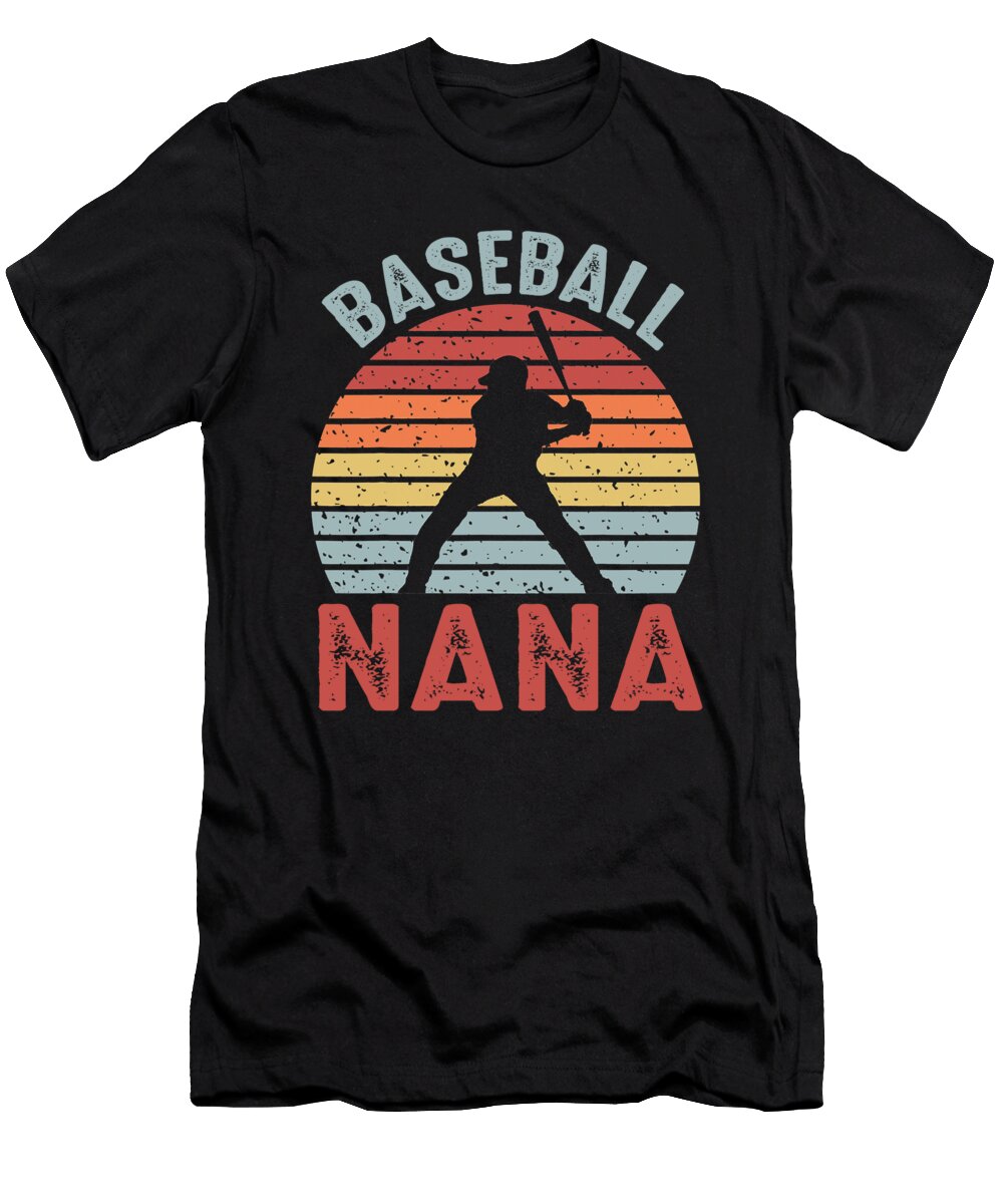 1 Baseball Nana Fathers Day Dhbubble T-Shirt