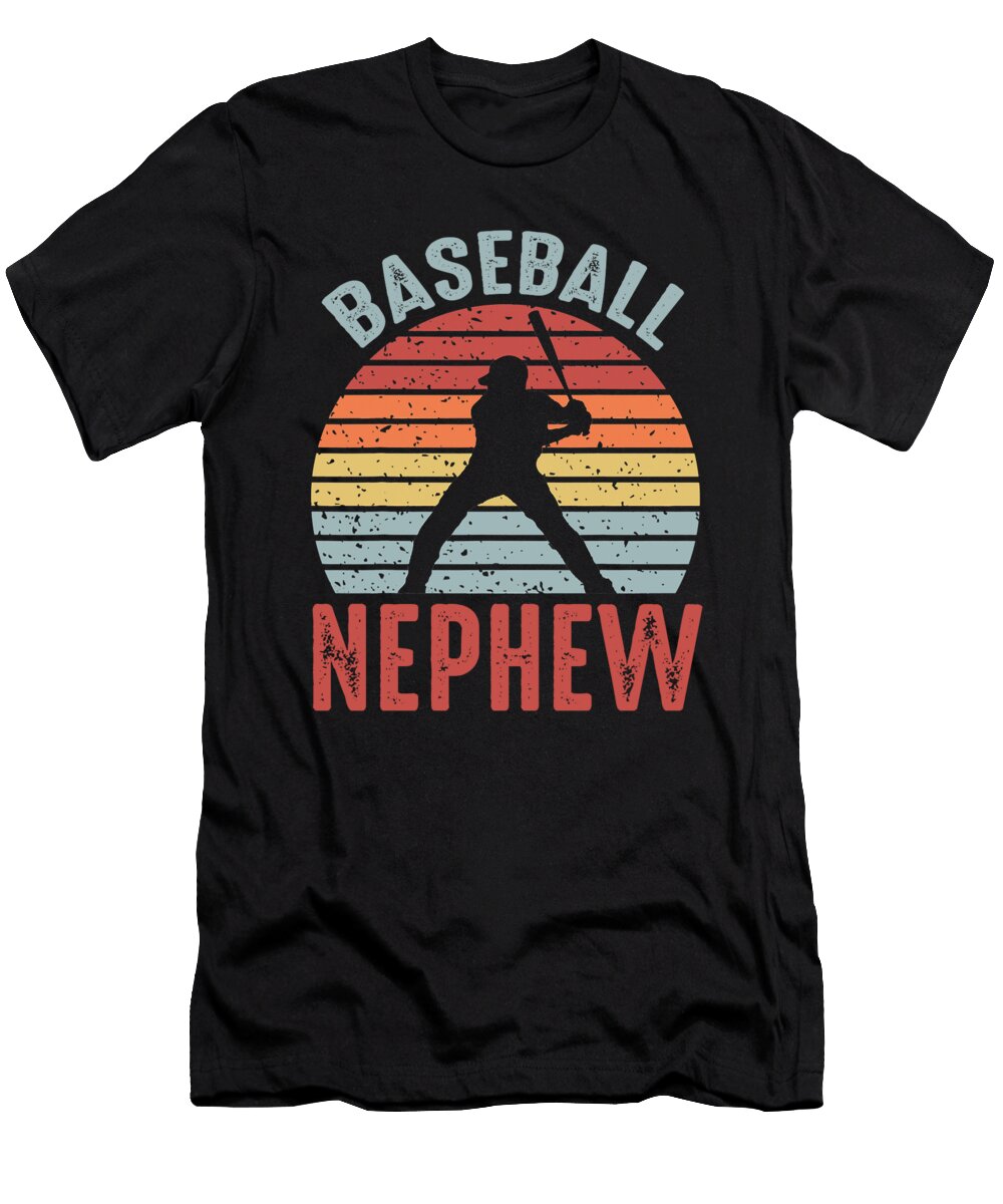 1 Baseball Nephew Fathers Day Dhbubble T-Shirt