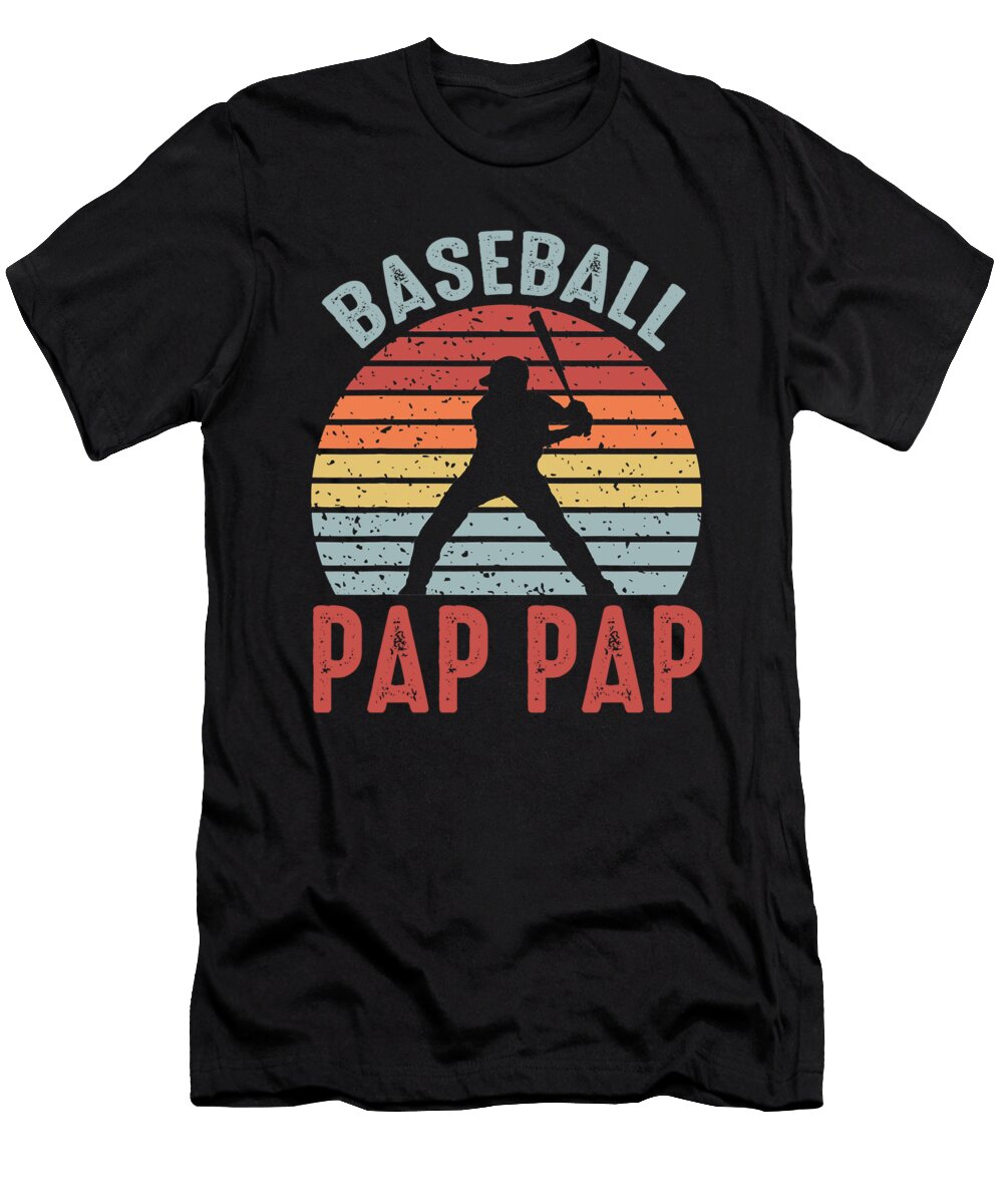 1 Baseball Pap Pap Fathers Day Dhbubble T-Shirt