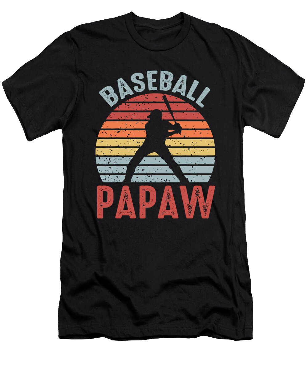 1 Baseball Papaw Fathers Day Dhbubble T-Shirt