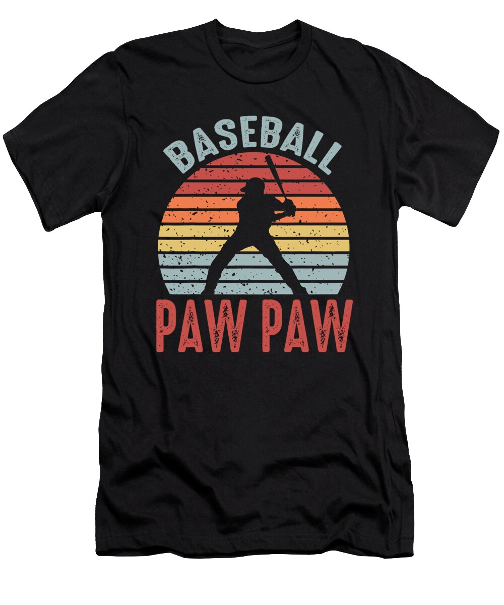 1 Baseball Paw Paw Fathers Day Dhbubble T-Shirt