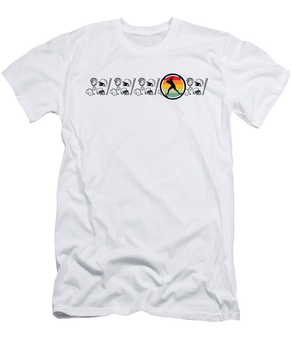 1 Baseball Pitcher Softball Catcher Baseball Toms Store T-Shirt