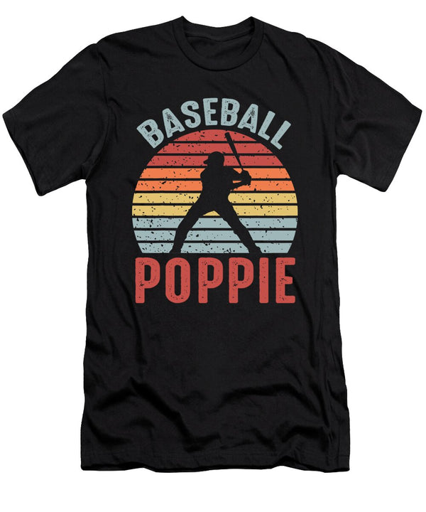 1 Baseball Poppie Fathers Day Dhbubble T-Shirt