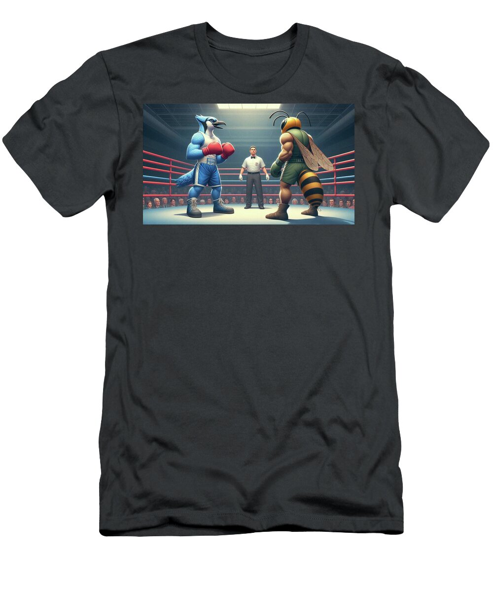 1 Bluejay Vs Hornet James Spears T-Shirt