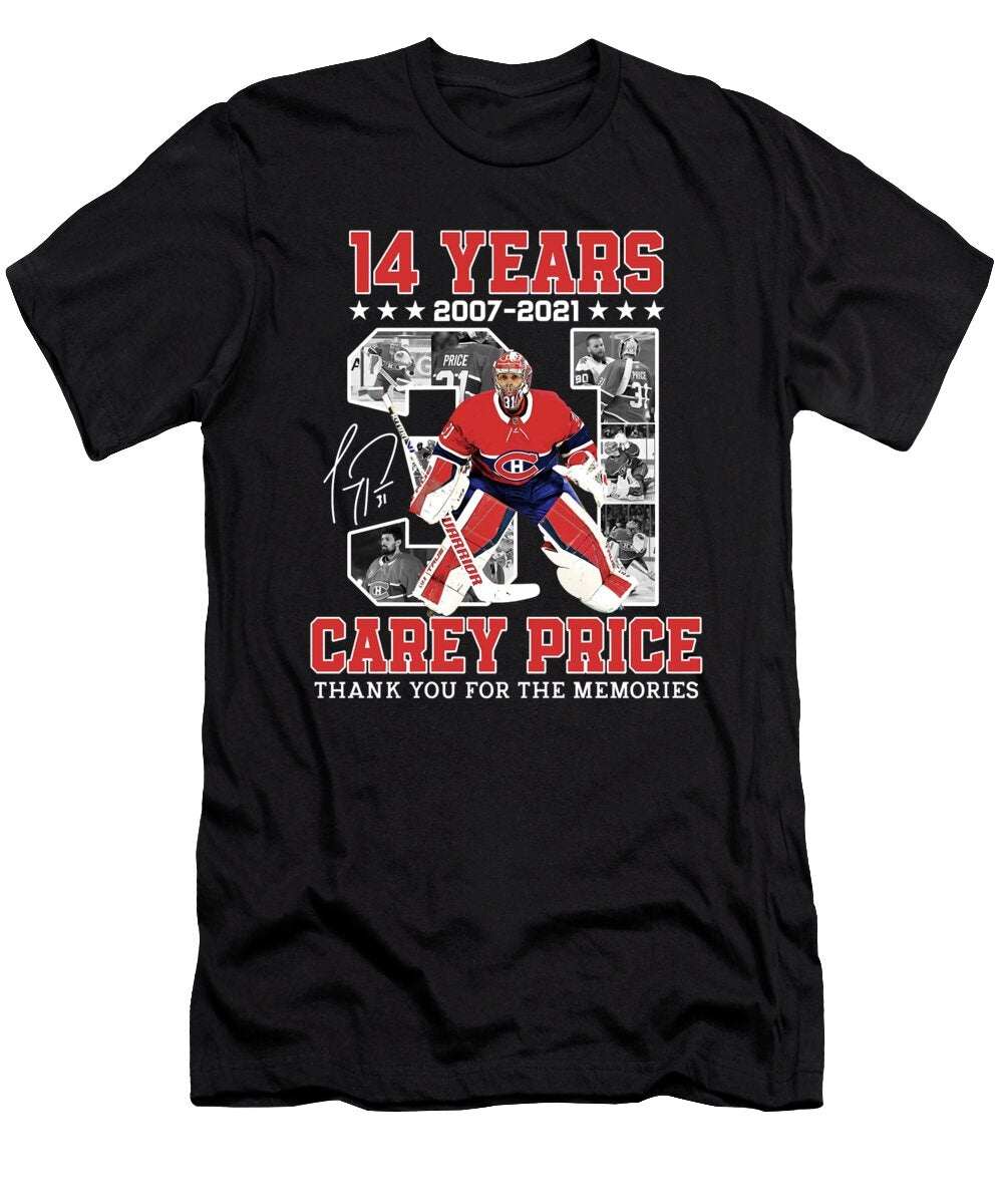1 Carey Price Ice Hockey Kelvin Kent T-Shirt