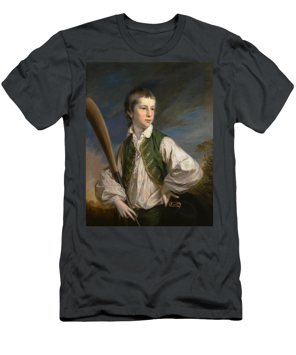 1 Charles Collyer As a Boy with a Cricket Bat Francis Cotes T-Shirt