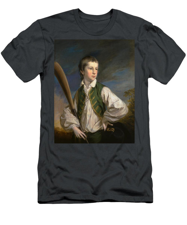1 Charles Collyer As a Boy with a Cricket Bat Francis Cotes T-Shirt