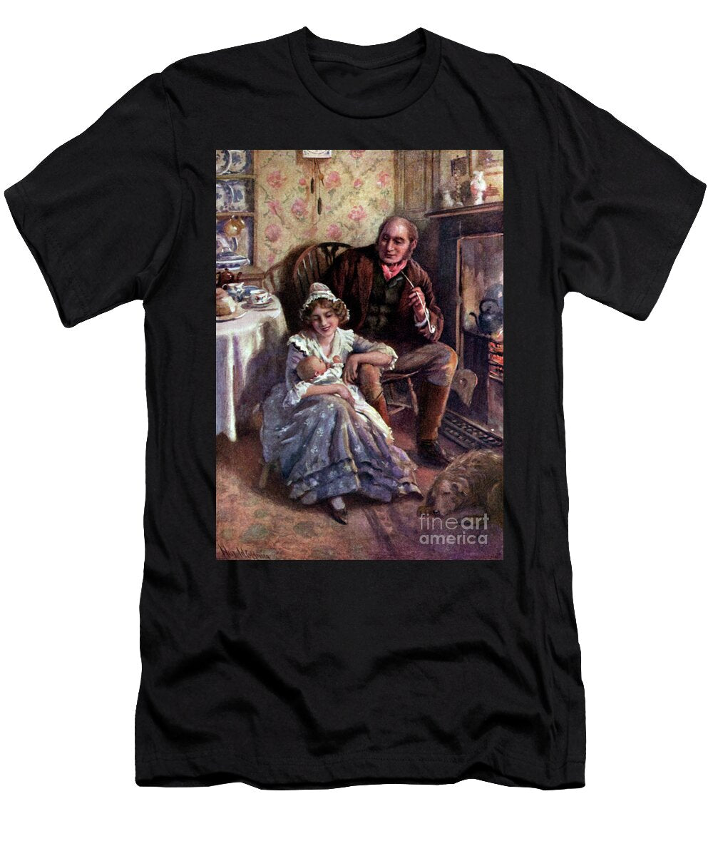 1 Charles Dickens the Cricket on the Hearth Harold Copping T-Shirt