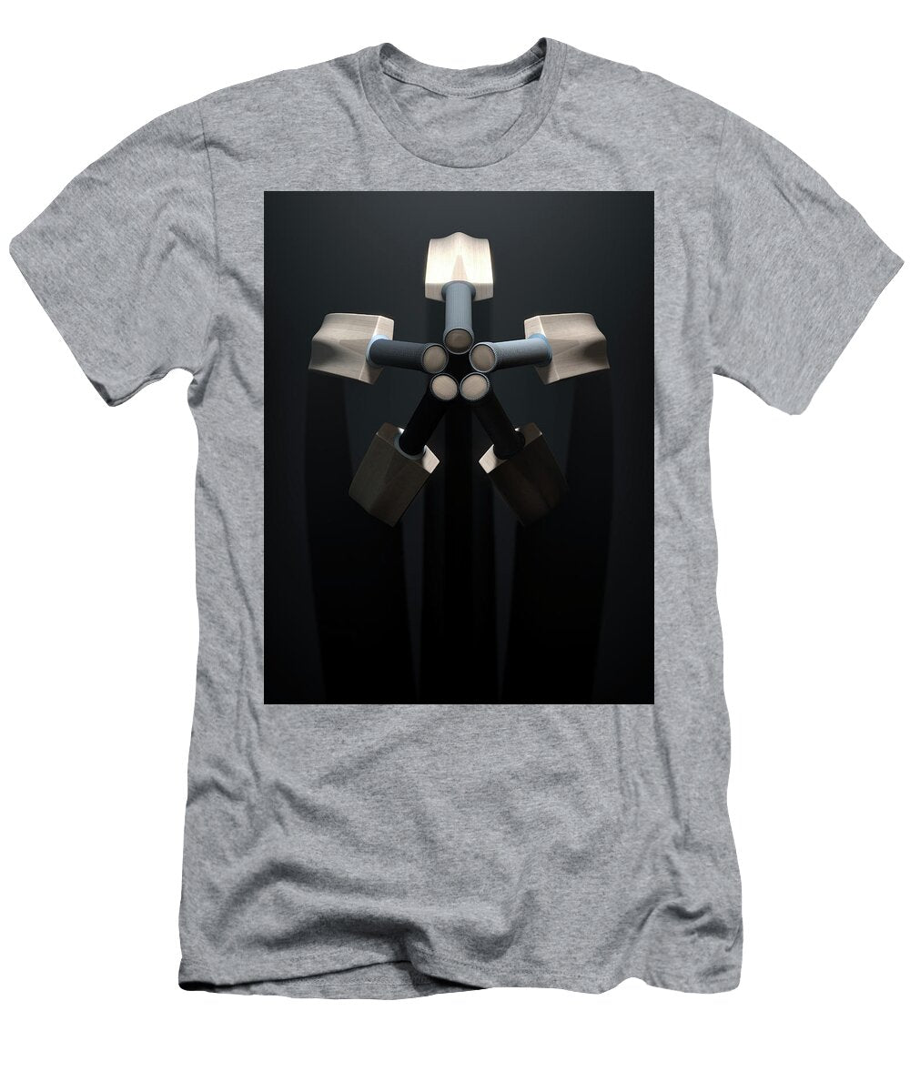 1 Cricket Back Circle Dramatic Allan Swart T-Shirt