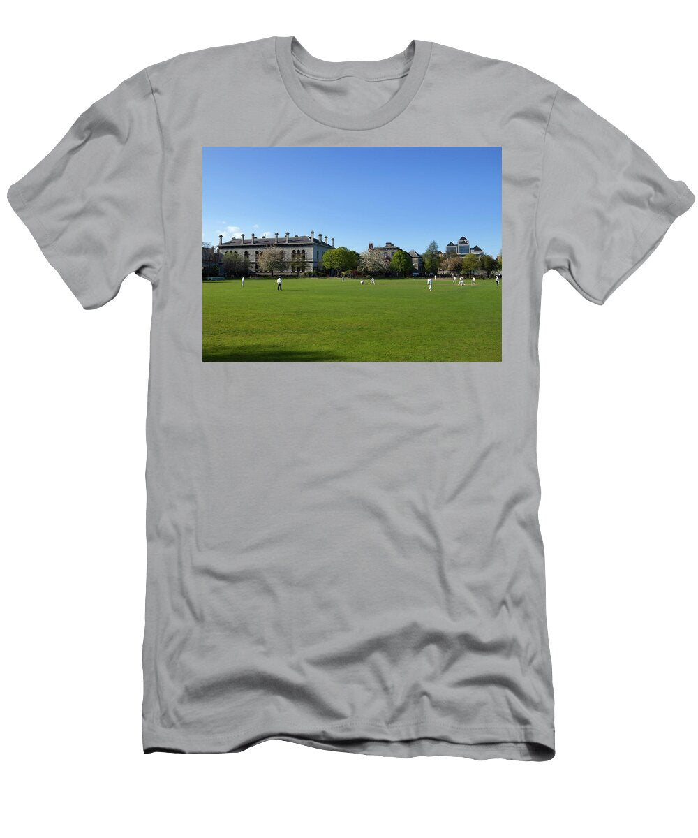 1 Cricket Match on College Parkwith Panoramic Images T-Shirt