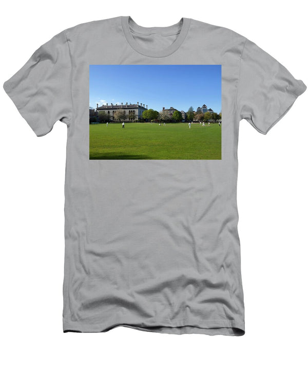 1 Cricket Match on College Parkwith Panoramic Images T-Shirt