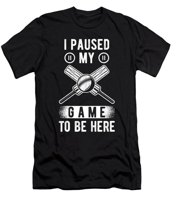 1 Cricket Quote Funny Cricket Player Manuel Schmucker T-Shirt