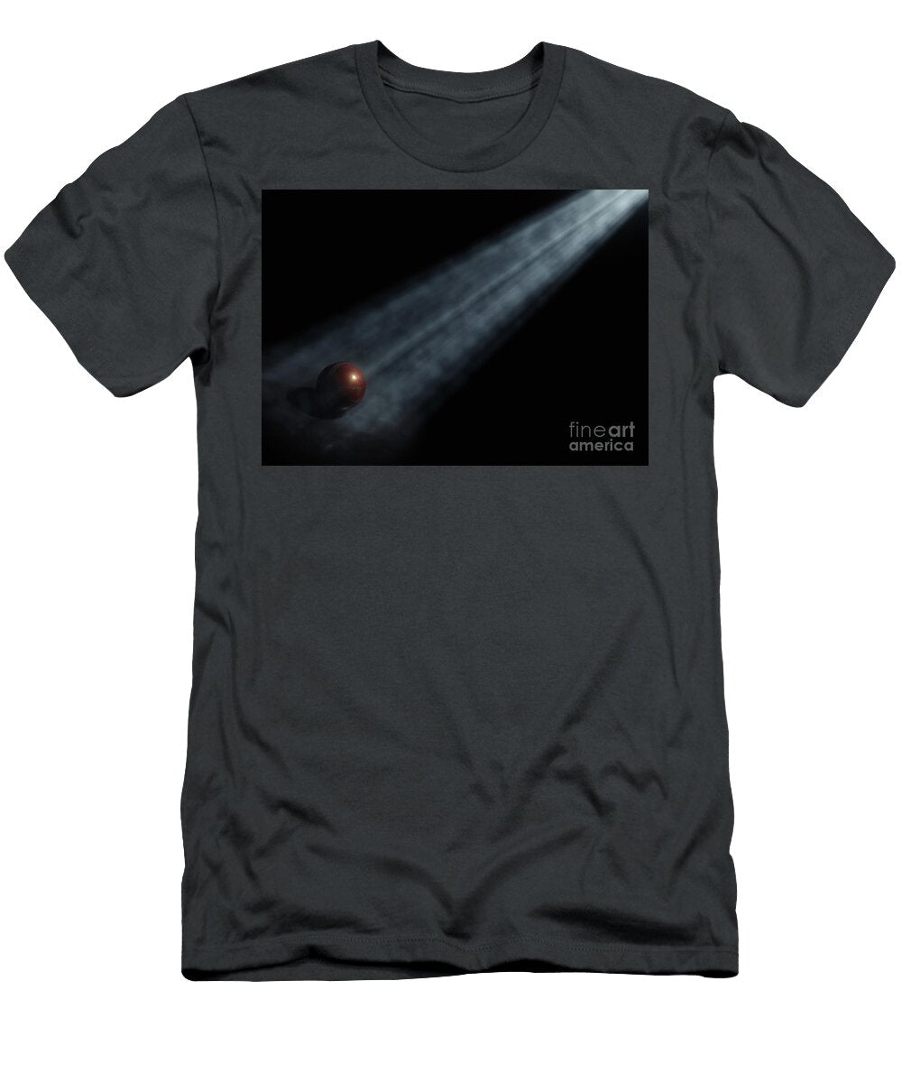 1 Cricket Sports Ball Ethereal Spotlight Allan Swart T-Shirt