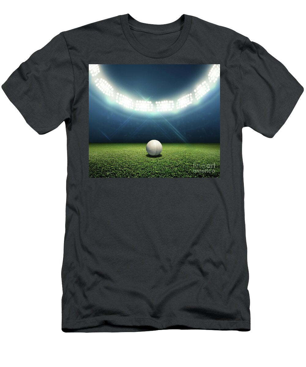 1 Cricket Stadium and Ball Allan Swart T-Shirt
