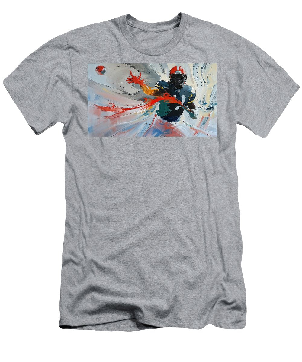 1 Dynamic Football Player in Action Gull G T-Shirt