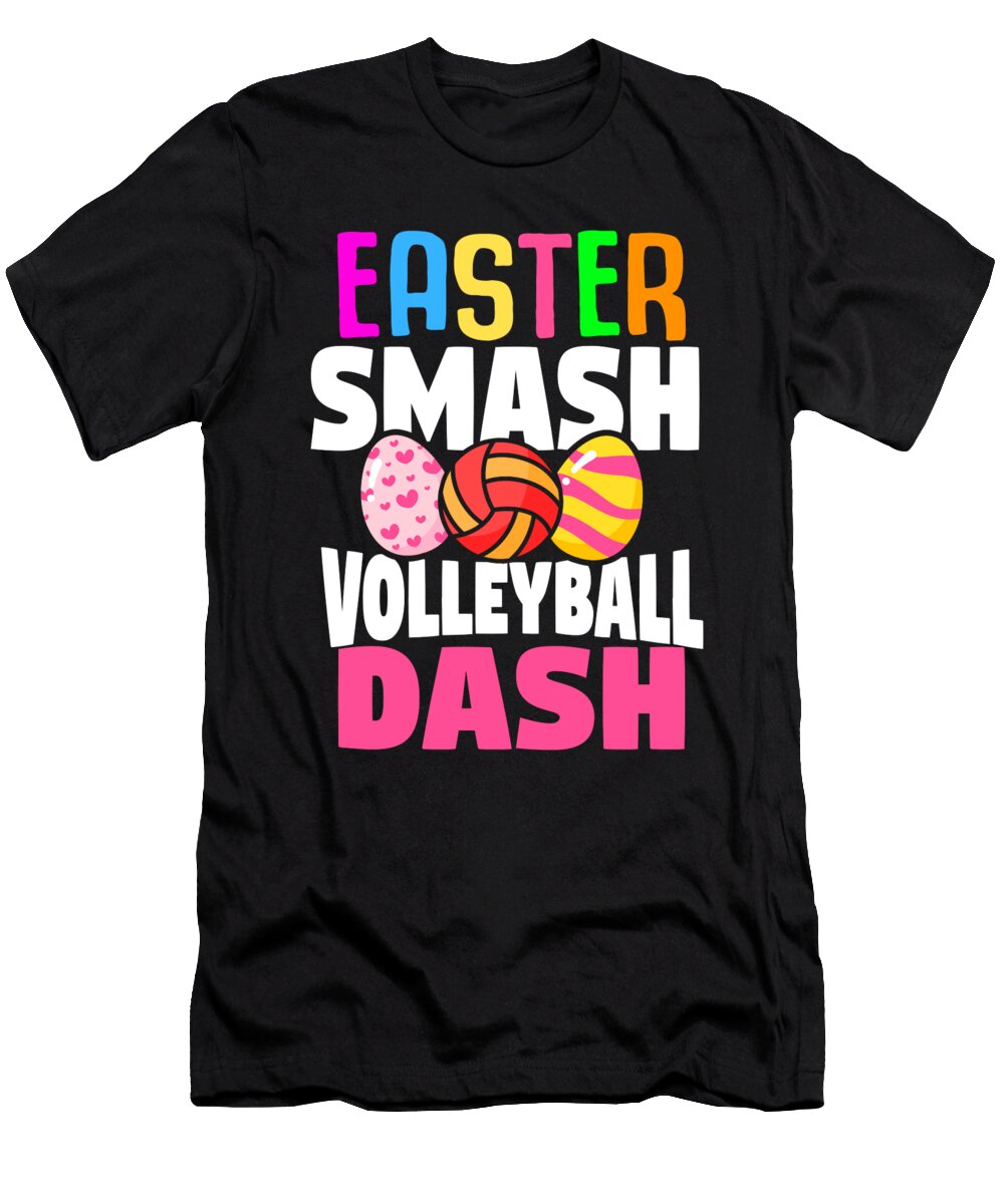 1 Easter Volleyball Bunny Holiday Rabbit Sport Toms Store T-Shirt