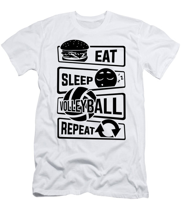 1 Eat Sleep Volleyball Repeat Ball Sports Team Mister T-Shirt