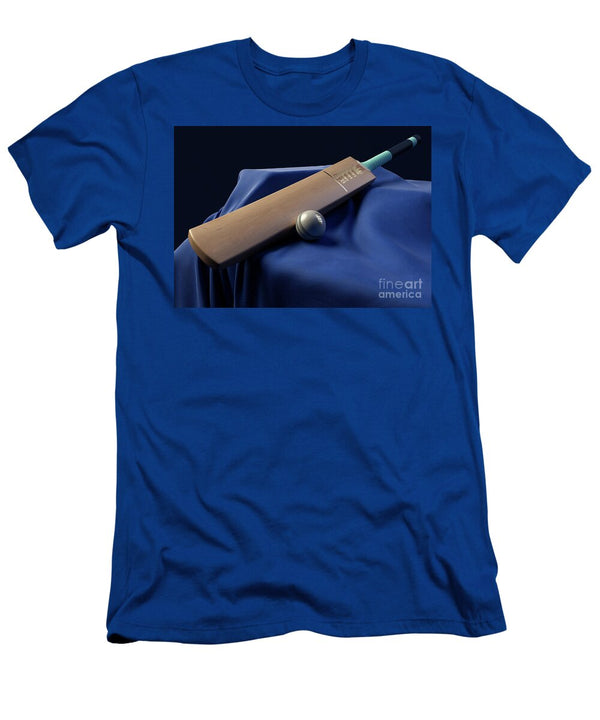 1 England Cricket Ball Bat and Fabric Allan Swart T-Shirt