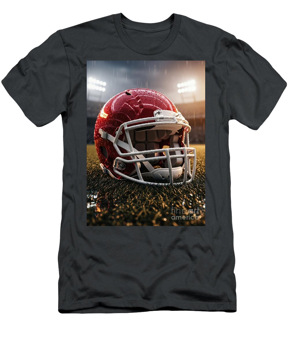 1 Football Helmet Under Stadium Lights Carlos V T-Shirt