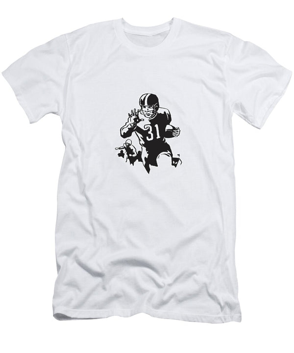 1 Football Player Rushing with Ball Csa Images T-Shirt