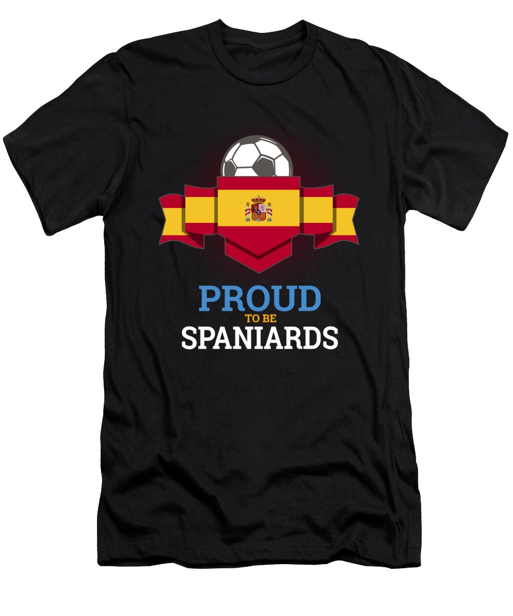1 Football Spaniards Spain Soccer Team Sports Footballer Goalie Rugby Gift Thomas Larch T-Shirt