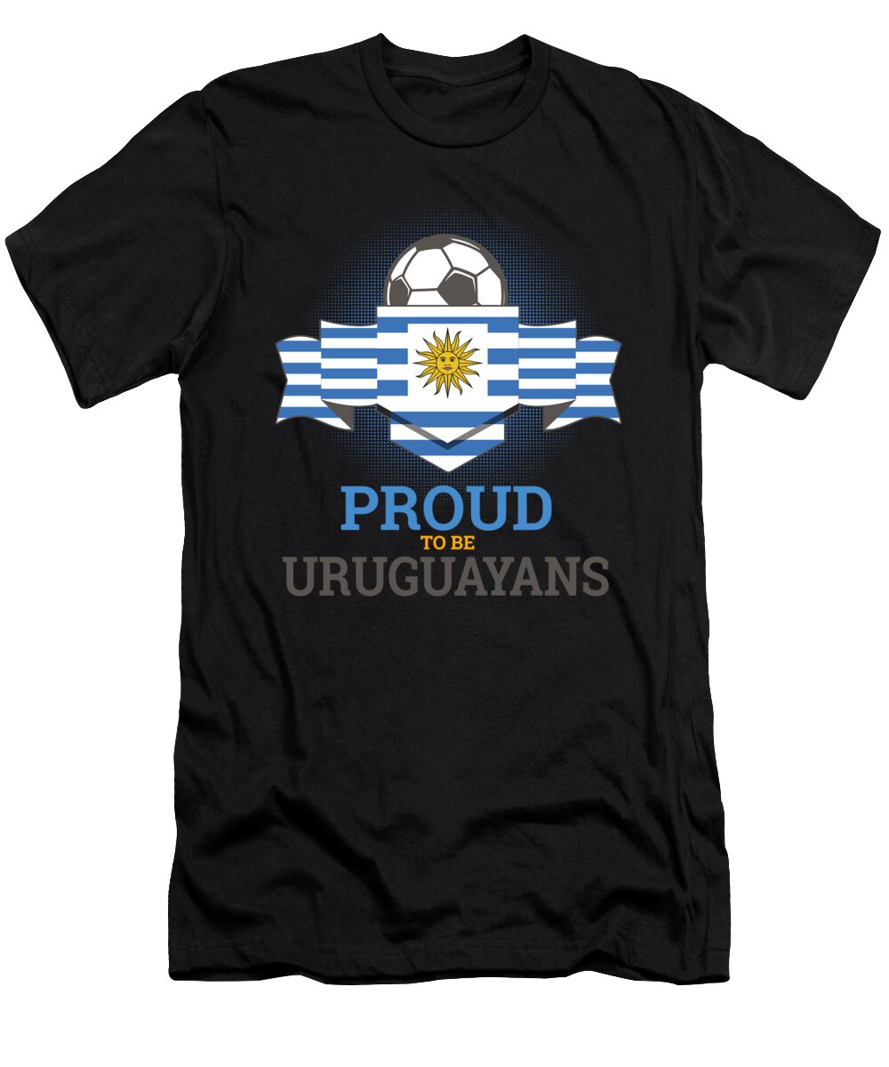 1 Football Uruguay Uruguayans Soccer Team Sports Footballer Goalie Rugby Gift Thomas Larch T-Shirt