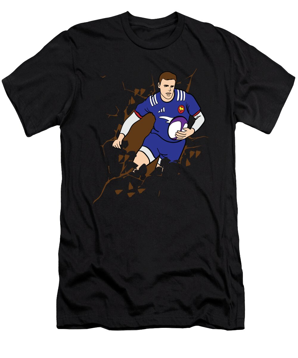 1 France Rugby Union Jersey 2019 Fans Kit for French Supporters Players Coaches and Teams Martin Hicks T-Shirt