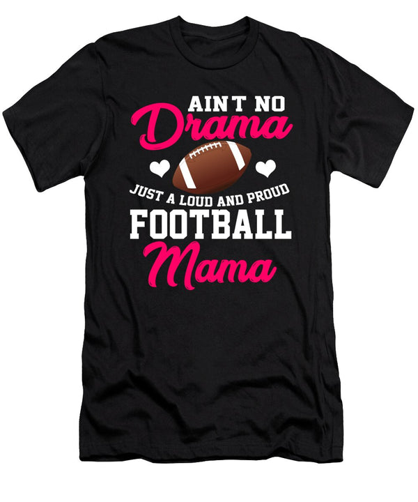 1 Funny American Football Player Mom Gift Muc Designs T-Shirt