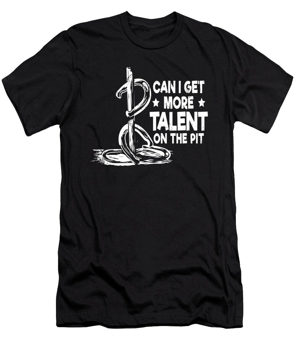 1 Funny Horseshoe Pitching Me T-Shirt